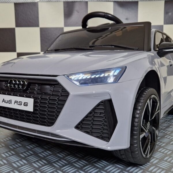 Electric children's car Audi RS 6 nardo grey