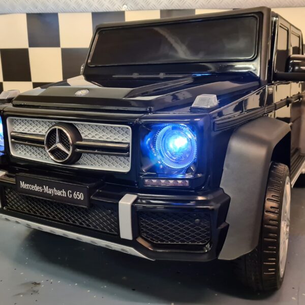 Electric children's car Mercedes Maybach G650 12Volt 1 person paint black