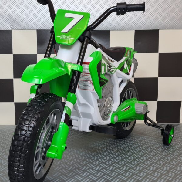 Children's dirt bike 12 volt green