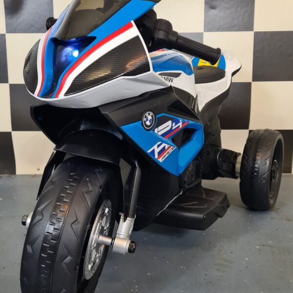 Mini BMW HP4 children's trike blue 12 volt