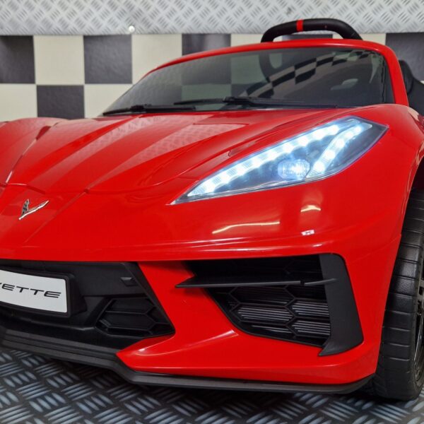 Corvette C8 electric children's car 12 volts 2 persons