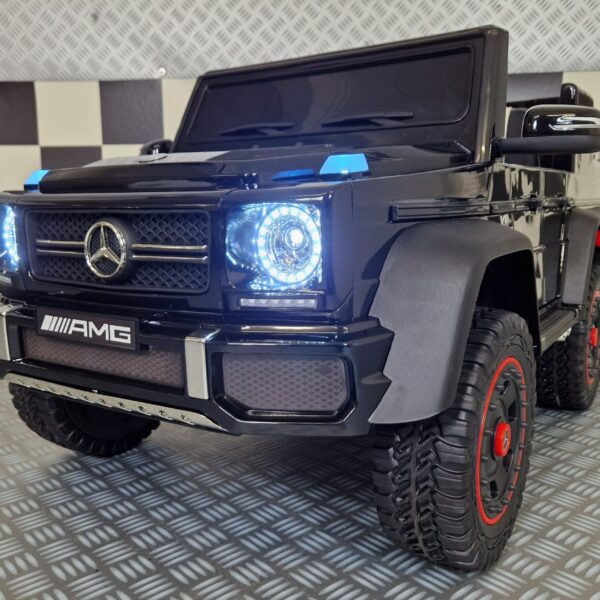 Electric children's car Mercedes G63 6x6 AMG 1 person metallic black