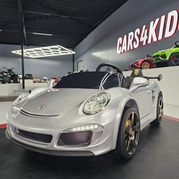 Children's car Porsche RUF 24 volt metallic silver