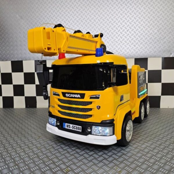 Electric crane truck Scania 12 volts