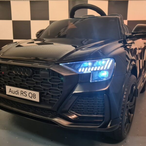 Audi Q8 electric children's car metallic black