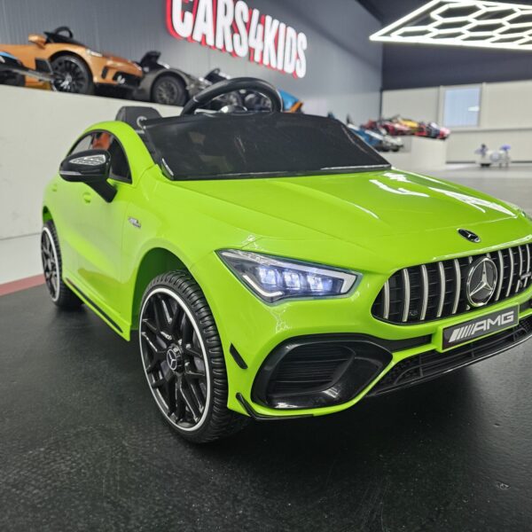 Children's car Mercedes CLA 45 green
