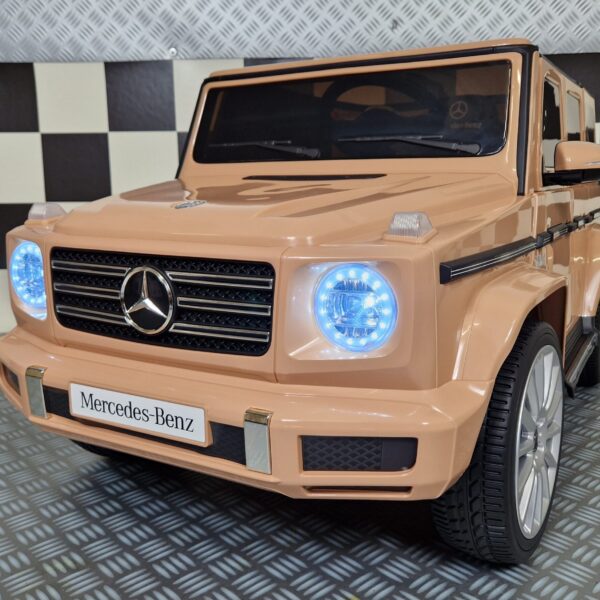 Children's car Mercedes G500 12 volt sandy