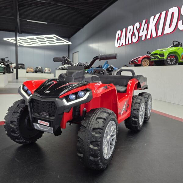 TrailBlazer 6-wheel electric children's quad 24V with loading platform