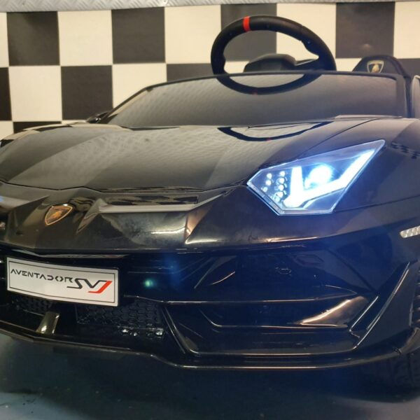 Battery children's car Lamborghini Aventador 12Volt metallic black
